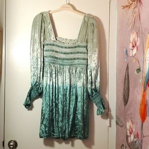 Urban Outfitters Ombre Aquamarine Dress
